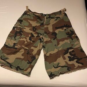 Baggy Cargo Shorts - Camouflage - XL